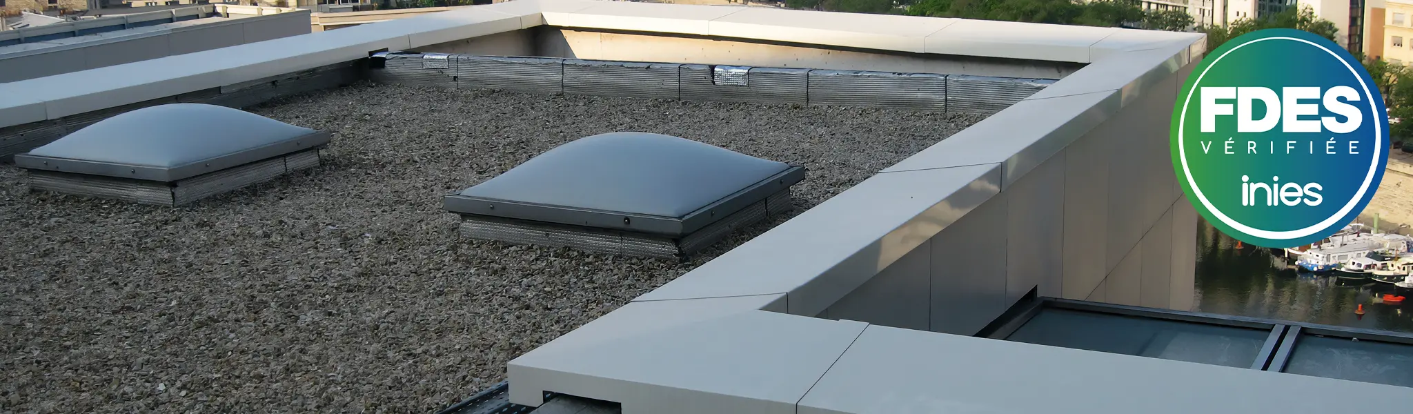 Couvernet : Système de couvertine sur mesure en aluminium - FDES